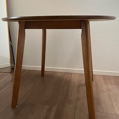 【セット割あり！】丸形　ダイニングテーブル　北欧風　90cmの画像