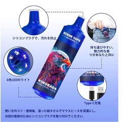 ¥15,000◆グレープ5個◆ECENKVAPE電子タバコ15,000回充電式ニコチンタールなしの画像