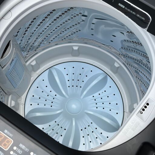 店頭引き渡し 中古 Hisense ハイセンス 全自動電気洗濯機 HW-G55EK 2022年製 通電確認済み