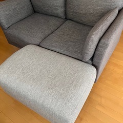 新品同様 ニトリ ポケットコイルスツール(CA10 DR-BE) オットマンの画像