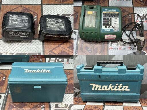 【中古】マキタ Makita TM40D 充電式マルチツール 14.4V バッテリ×2・充電器付き【ハンズクラフト佐賀】