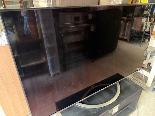 お話中　SHARP AQUOS 60インチ 4K 液晶テレビ LC-60US45 リモコン付属 地デジ受信確認済み 2018年製 中古