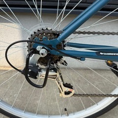 PROVROS(プロブロス) クロスバイク 自転車 26インチ シマノ6段変速ギア 泥除け 前後フェンダー LEDライトの画像