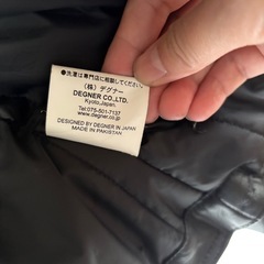 Frau degner ブラックライダースジャケットの画像