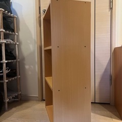 残り二つ！！【まとめ売り可】ナチュラルカラーボックス 3段の画像