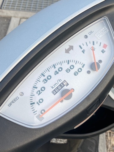 ハイパワー7馬力モデル‼️HONDA Live DIO‼️ディスクブレーキモデル‼️自賠責残半年ちょい有り‼️即乗り