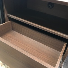 ジャングルジャングル貝塚店　テレビ台　木　木目　ダークブラウン　 茶色　オシャレ　棚　引き出し　家具　インテリア　中古　貝塚市　二色浜の画像