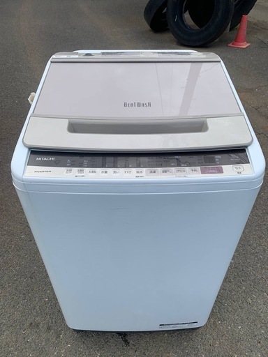 HITACHI 全自動電気洗濯機　BW-V100E
