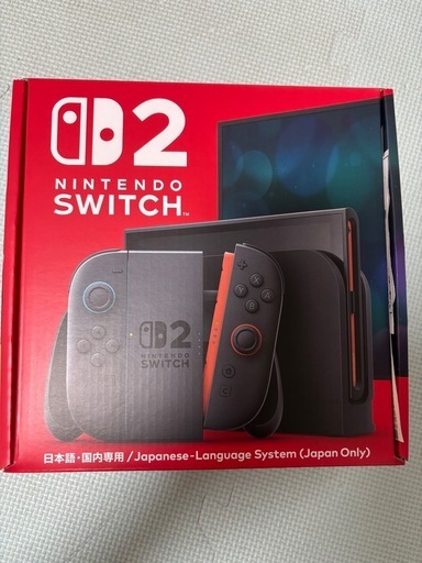 Nintendo Switch 2 本体 日本語・国内専用 新品未使用
