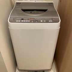 【無料】シャープ洗濯機（動作OK）※明日15時までに引き取り可能な方】の画像