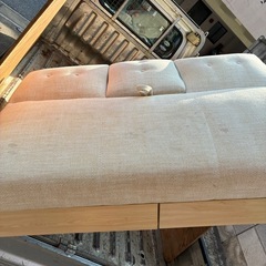 ３人がけソファー。の画像