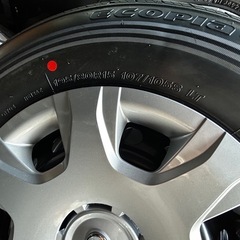 ハイエース 200系 新車外し タイヤ 195/80R15 ブリヂストン エコピア 4本の画像