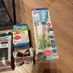 水槽&酸素ポンプ&ろか器セットの画像