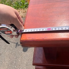 あげます　木製テーブル　昭和レトロ　の画像