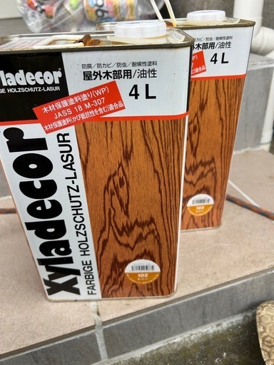 新品未使用キシラデコール　4L 2缶