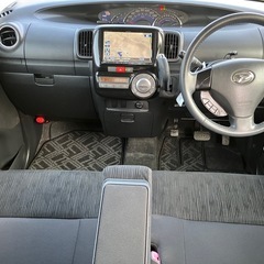 タント 車検8年10月 左側電動 8型ナビ ワンオーナー Bカメラ TV BTの画像