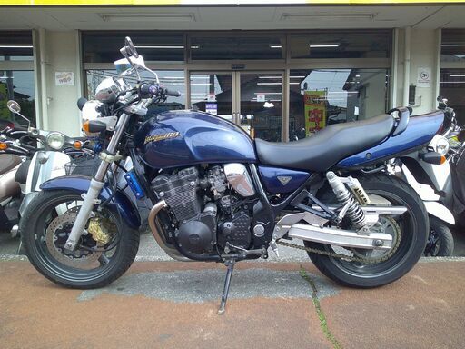 NO.5748　イナズマ４００　油冷４サイクル４気筒エンジン　純正ブレンボキャリパー　ネイビー　☆彡