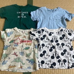 半袖
Tシャツ4点、ズボン5点セット　90〜100センチの画像