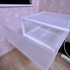 ３段カラーボックスの画像