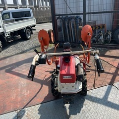 イセキ管理機　平うねマルチ付き　動作品の画像