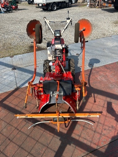 イセキ管理機　平うねマルチ付き　動作品