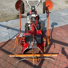 イセキ管理機　平うねマルチ付き　動作品の画像