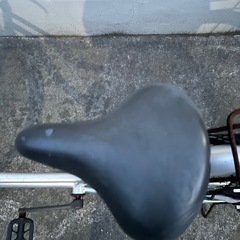 取引中　自転車鍵付きジャンク品　サビあり、パンクありの画像