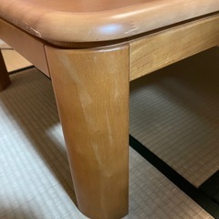 karimoku 木製 こたつ ナチュラルの画像