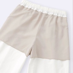 【美品】GU バレルレッグプルオンパンツQ Ｌサイズ 白  の画像