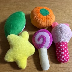 犬のおもちゃ　五個の画像