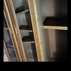 3日間限定　スライド書棚　ガラス扉　の画像