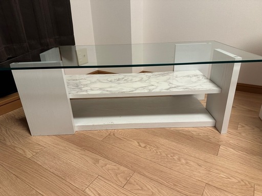 大理石調オシャレなローテーブル