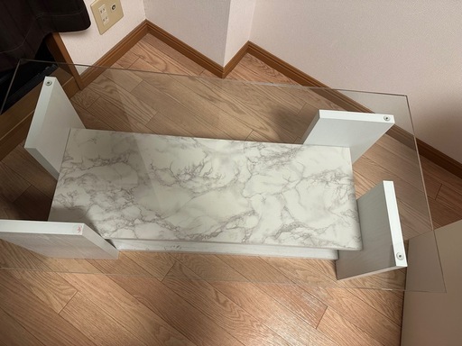 大理石調オシャレなローテーブル