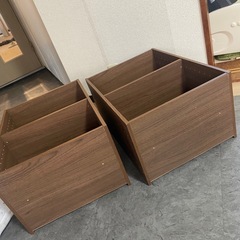 ニトリ 連結出来るカラーボックス 2段 2個セット の画像