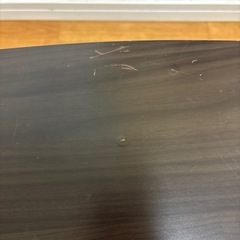 折り畳みテーブル（焦茶）の画像