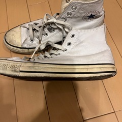 コンバース　オールスター　ハイカット　レザーの画像