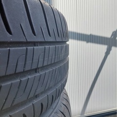 美品　ダンロップ ノーマルタイヤ 235/55R トヨタ純正ホイール付きの画像