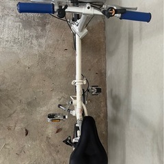 折り畳み 自転車 ギア付き ミニベロ ロードバイクの画像