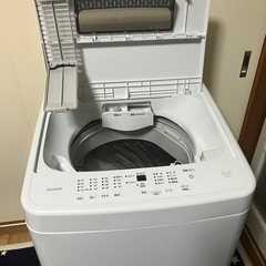 【美品、高年式】2023年製　IRISOHYAMA 洗濯機＋給水ホースセット　5キロの画像