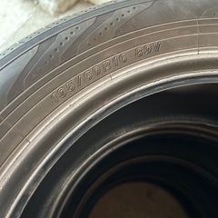 　組み換え工賃無料！ 低走行　ヨコハマ ミニバン用タイヤ　195/60R16の画像