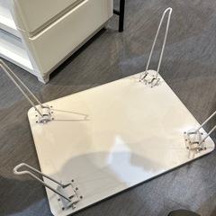 【折りたたみテーブル】【ホワイト】クリーニング済み【管理番号0328】知の画像