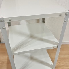 スチールラック　収納棚 シェルフ ラック業務用 耐荷重40kg ホワイト 備品 整理 書庫 オフィス 事務用品の画像