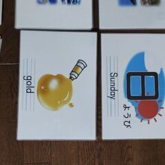 手作り　絵カード（英語版）の画像