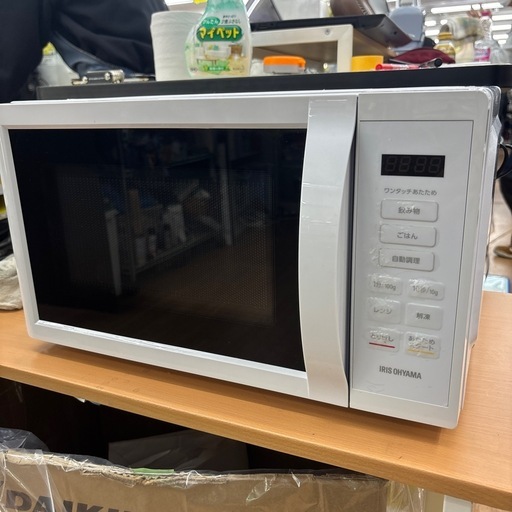 ☆ドリーム荒牧店☆ジモティー割引有☆【クリーニング済み】アイリスオーヤマ/電子レンジ/IMB-T178-W/2022年製
