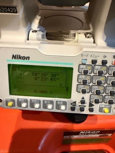 ニコン　トータルステーション　NST-505c