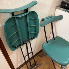 折りたたみ椅子　2脚セットの画像