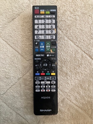 シャープ 液晶テレビ　TV　60インチ　60V型 AQUOS フルハイビジョン　2015年モデル　動作確認済み　強化保護カバー付き