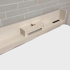 ダブルベッドフレーム+マットレスセットの画像