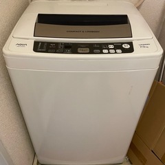 aqua洗濯機の画像