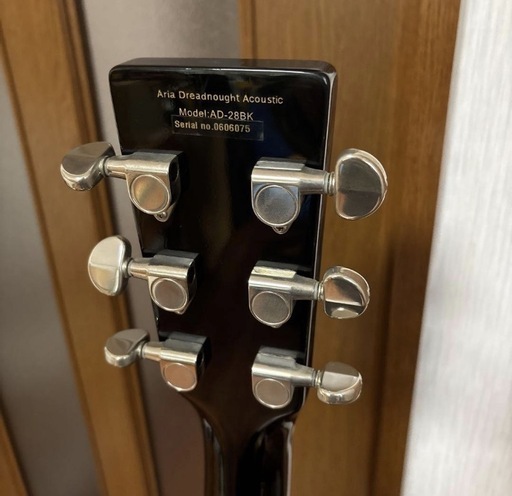 トップ単板！Aria  Dreadnought AD28BK